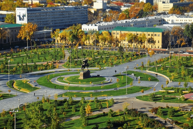 Place Amir Temur Tachkent Ouzbekistan