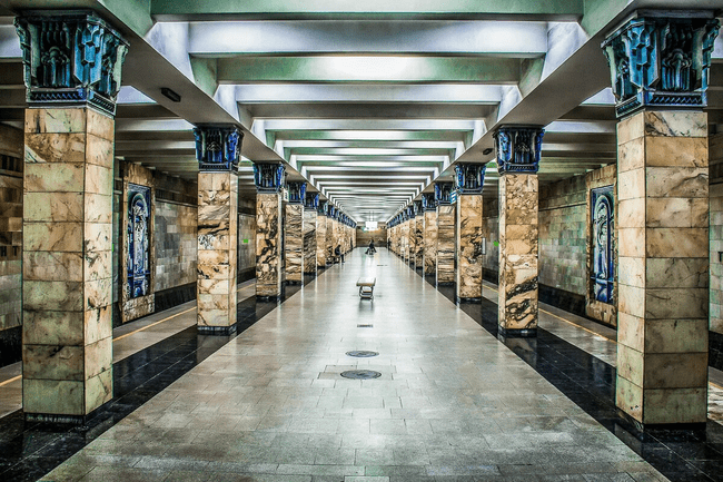 Tachkent Ouzbekistan Metro Station