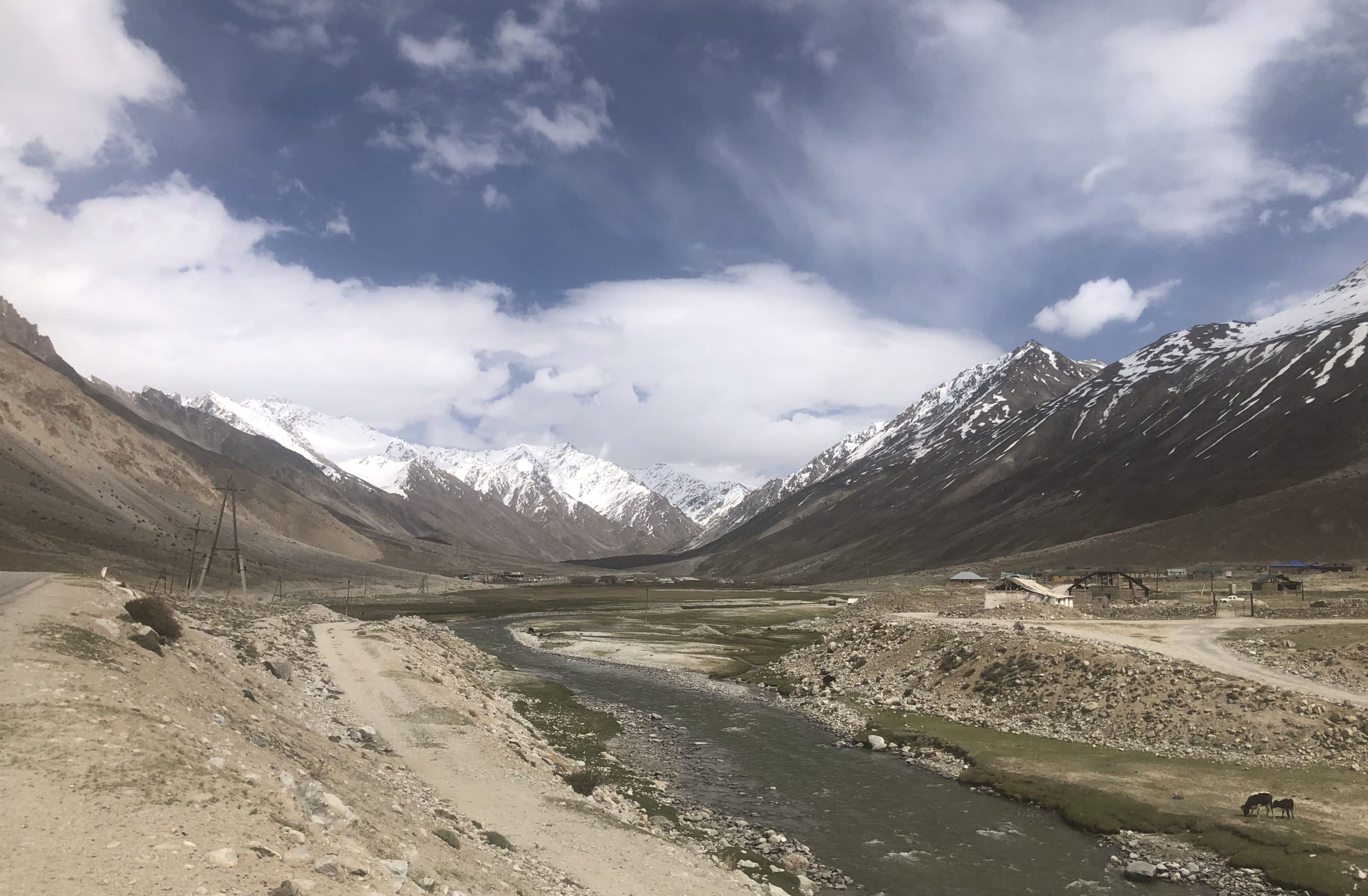 Route Village Pamir Haut Badakhchan Tadjikistan