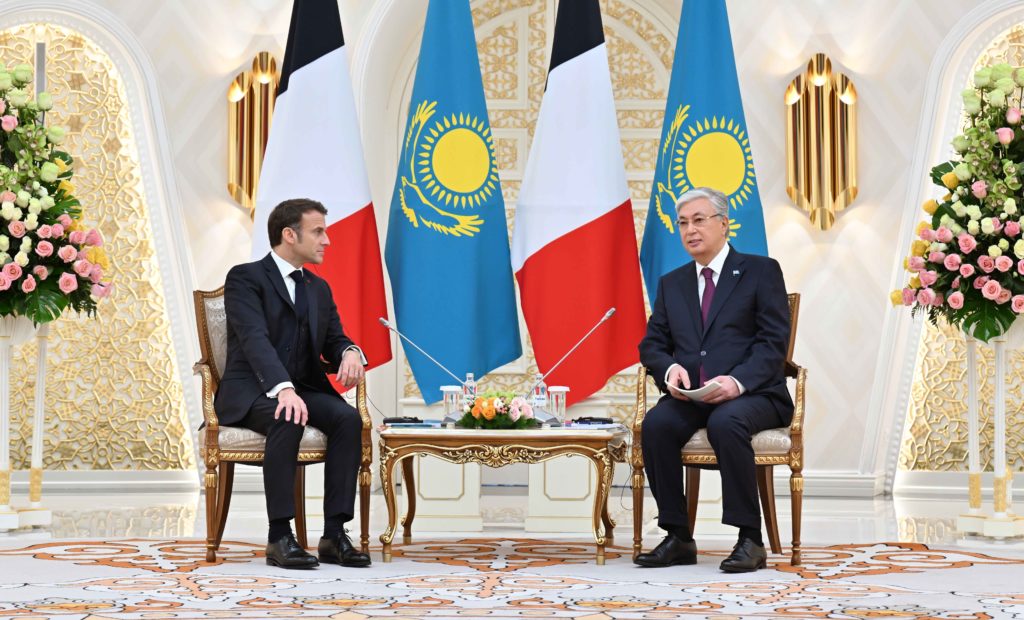 Macron Tokaïev Kazakhstan Astana France