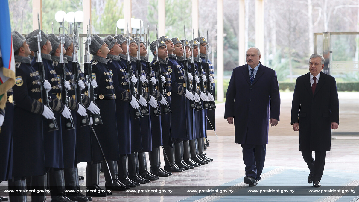 Loukachenko Mirzioïev Tachkent Visite