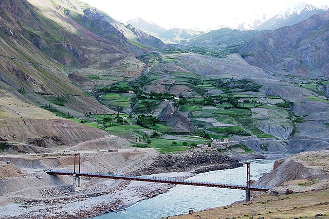 Pont Tadjikistan Afghanistan Vandj