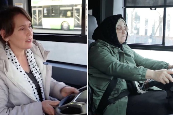 Bus Femmes Conductrices Ouzbékistan