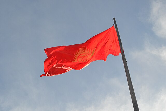 Drapeau kirghiz