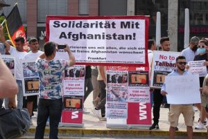 Francfort Manifestation contre les talibans