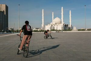 BMX Astana mosquée Khazret Sultan