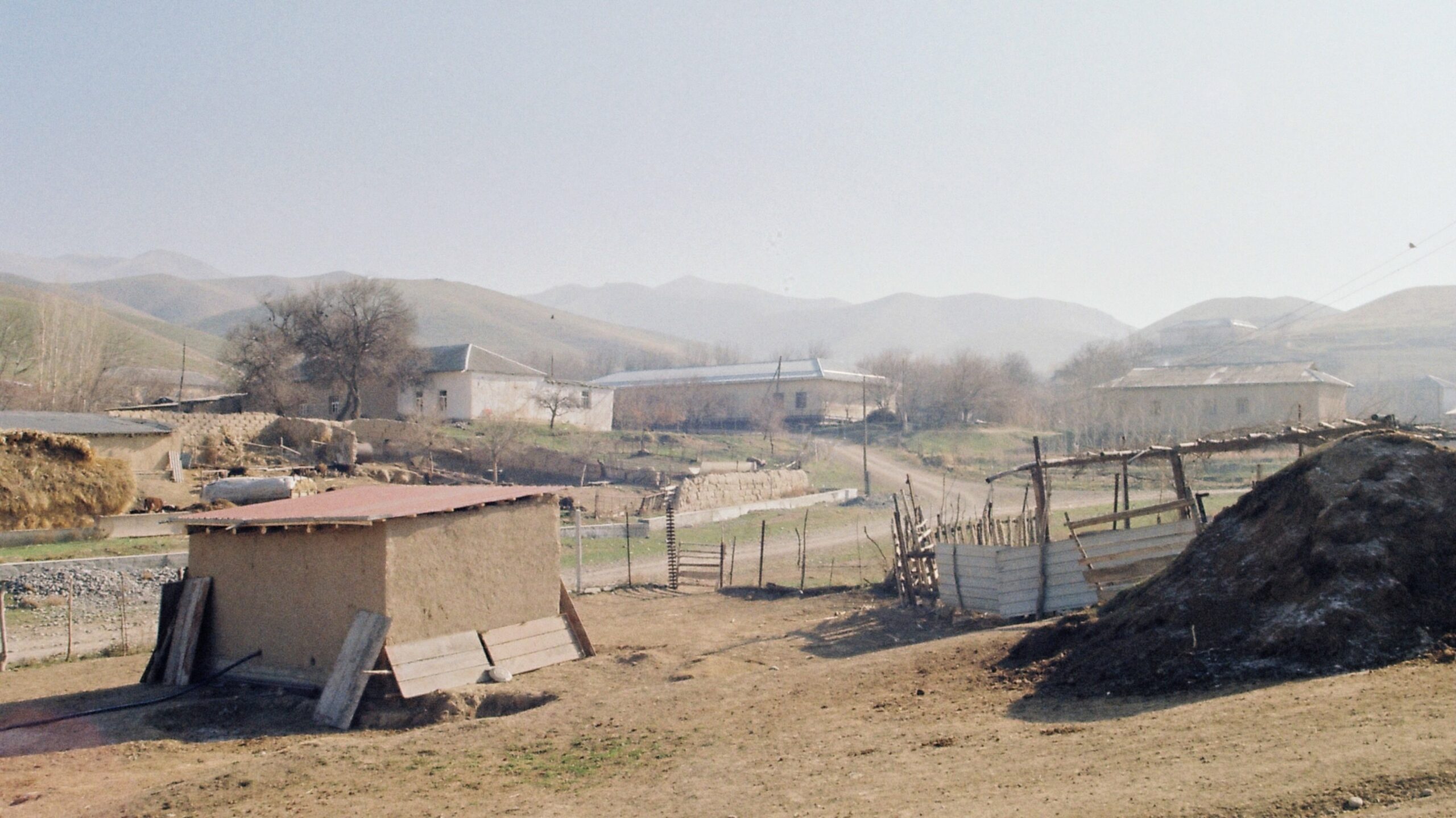 Ferme à Bulungur, Ouzbékistan.