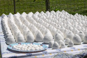 fromage blanc nappe assiette