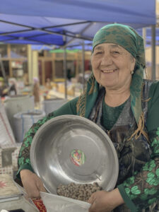 Vendeuse sur le marché de Boukhara