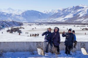 Kok Boru Kirghizstan neige montagnes