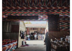 bazar motifs tapis graines femme lumière