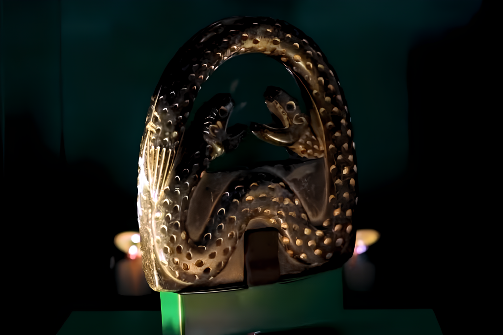 Amulette serpent ouzbékistan