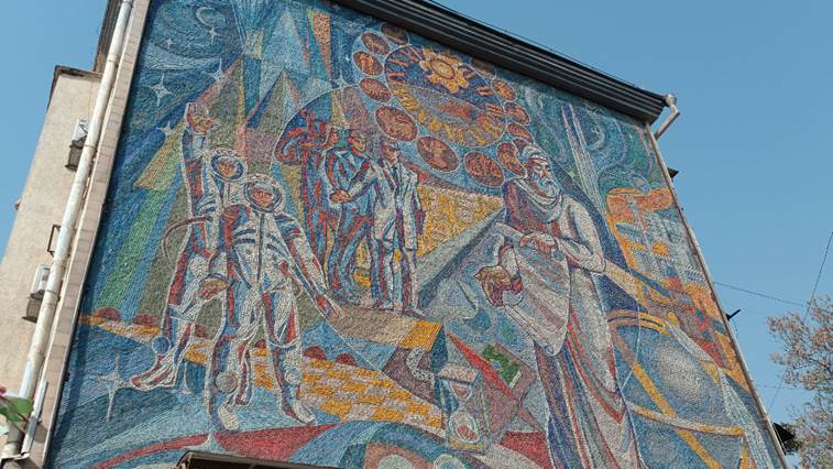 Mosaïque Avicenne Douchanbé