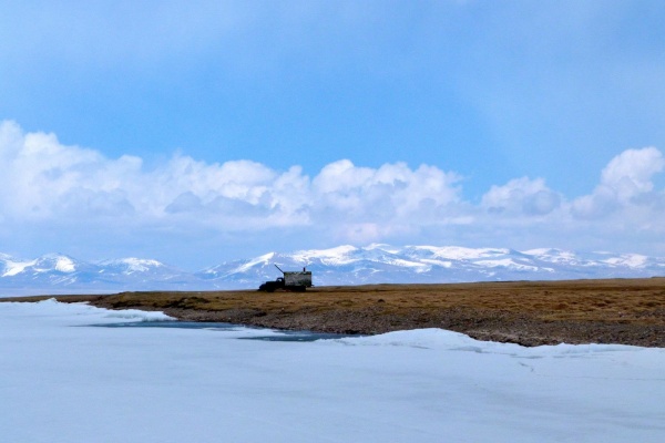 Photo du lac gelé Son Kol